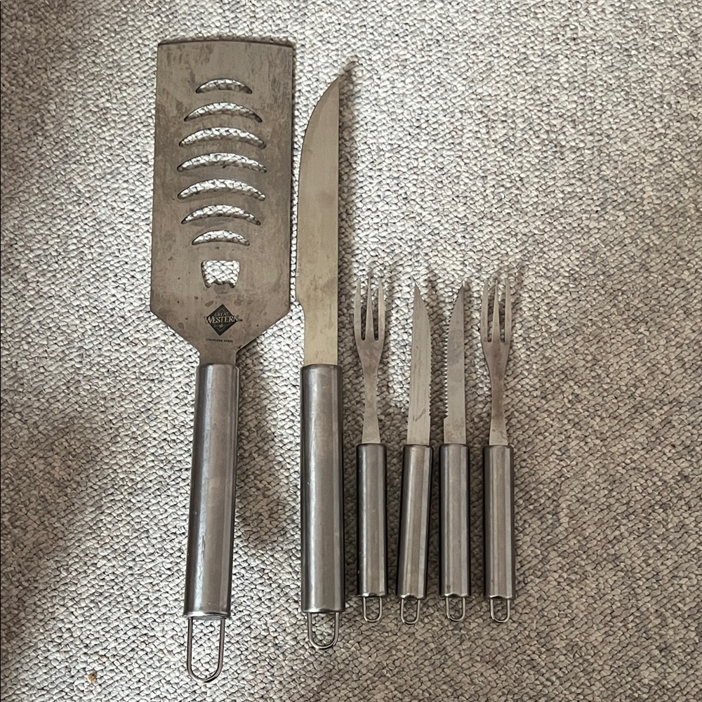 Stainless Steel BBQ Tool Set